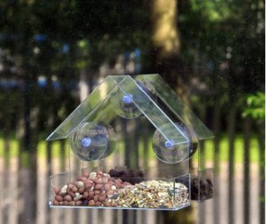 Custom Acrylic Small Bird Feeder And Cage For Pets
